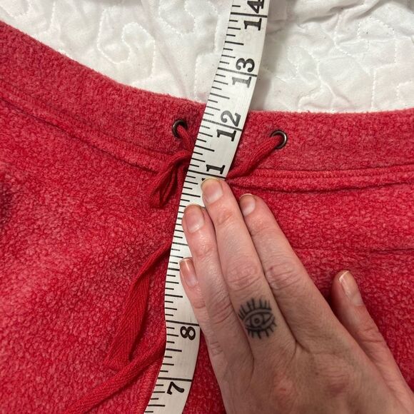 Free People Intimately Cozy Red Fleece
Jogger Pants Small Oversized - Picture 13 of 14